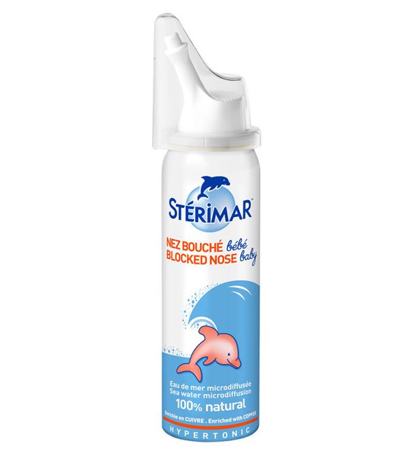 Spray hypertonique hygiène du nez bébé de Stérimar - Nez bouché