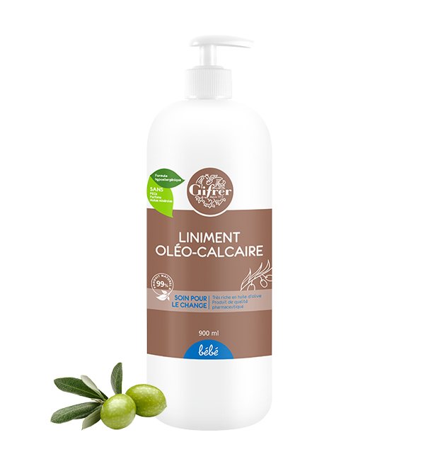 GIFRER liniment oléo-calcaire huile olive extra 500ml