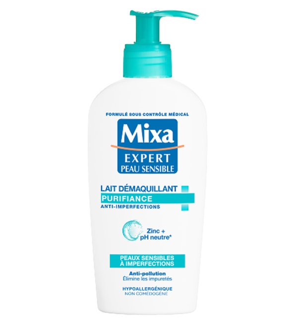 Mixa - Lait démaquillant expert peau sensible (200ml)
