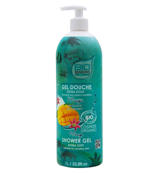 BIO SEASONS BÉBÉ LOU GEL LAVANT CORPS CHEVEUX 1L sur