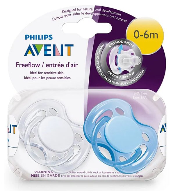 Avent Natural Tétine +6 mois Silicone x2